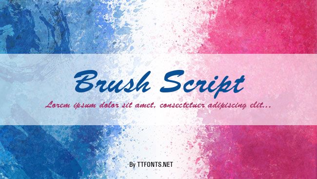 Brush Script example